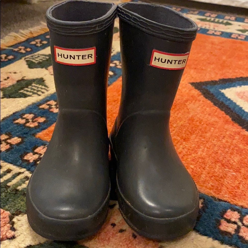 Navy Blue Hunter Rain Boots- Toddler